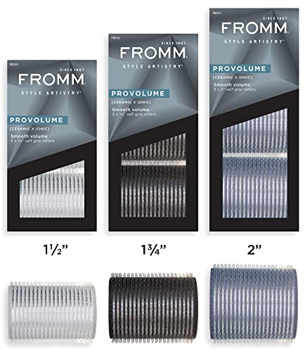 Fromm F6001 ProVolume 1.5, 1.75, 2 Ceramic Ionic Hair Rollers Bundle