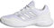 adidas Damen Gamecourt 2.0 Tennis Shoes Tennisschuhe, Silver Metallic/Cloud White, 39 1/3 EU