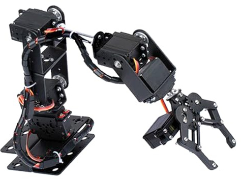Roboterarm, Mechanischer 6DOF-Roboterarm-Klauensatz, DOF-Manipulator-Industrieroboterteile für den Hochschulunterricht, Werkzeuge | Mechanischer Manipulator mit 6 Achsen, modulare Industrieroboterteile für Labor und Prototypenentwicklung, einfache Montage