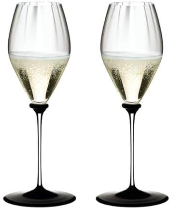 Riedel Fatto A Mano Performance Champagne Glass, Black Base