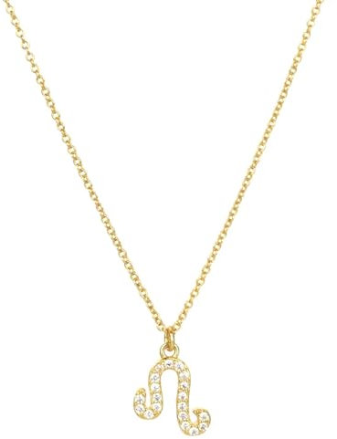 Halskette Ketten Schmuck Herren Frauen Anhänger Necklace Konstellation Symbol Lange Kette Anhänger Sternzeichen Halskette Frauen Geburt Zwillinge Für Frauen Goldleo