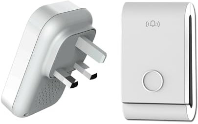 Matybobe Wireless Doorbell Self-Powered Doorbell Button Kit 38 Chime Up to 656ft Range for Breastfeeding Pregnancy Elderly Pager Home Office Classroom Plug and Play Wireless Doorbell Chime