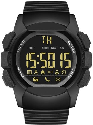 Orologi da allenamento da uomo | Fitness Smartwatches 100M impermeabile uomo | contapassi calorie orologio digitale smartwatch portatile per nuoto sport