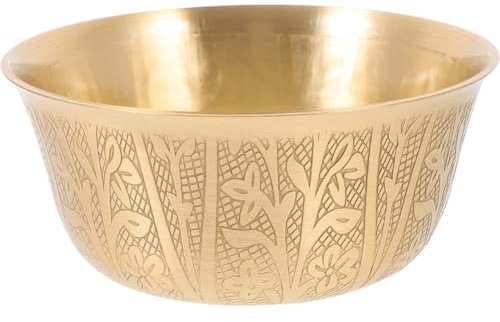 IMIKEYA Bol D'offrande En Laiton Doré - Coupelle En Cuivre Pour - Rituels Et Décoration D'autel Idéal Pour Les Pratiques Spirituelles Et L'ameublement Zen
