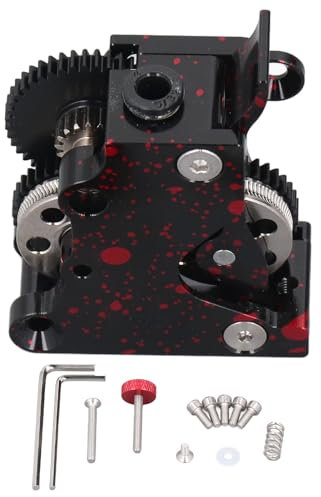 Zahnradmetall -Extruder mit gehärtetem Stahl Reduktionsrad für 3D -Drucker, breite Kompatibilität für PLA ABS PETG TPU PP PC Nylon Peek PEEK -Filamente