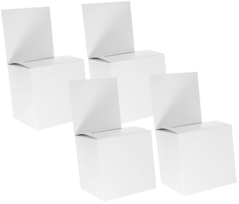 Cabilock Caja De Papel Para Rifa De 4 Piezas Contenedor Promocional Ideal Para Reuniones