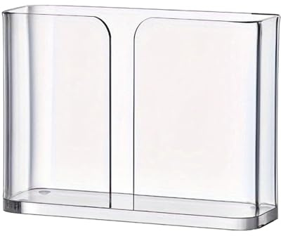Avejjbaey Acryl-Serviettenhalter für Tischplatte, transparent, Serviettenhalter, Serviettenspender für Küche