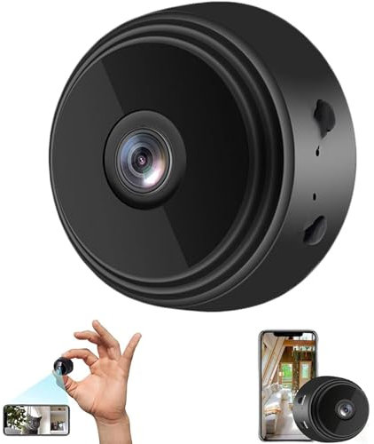 Secretscope - Mini telecamera di sicurezza magnetica, mini telecamera di sicurezza Secretscope, WiFi Camear per esterni, wireless, mini monitor senza fili con funzione di visione notturna, per casa e