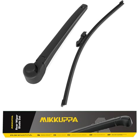 MIKKUPPA Heckscheibenwischer kompatibel mit Caddy 04-15, T5 03-15 | Scheibenwischer Hinten Wischerarm mit Wischerblätter, Länge: 410mm