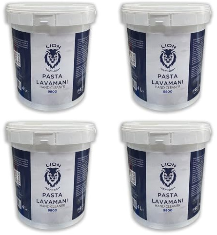 Pasta Lavamani Professionale Hand Cleaner 9800 Lion Refinish 4 LITRI per carrozzeria, hobby (4)