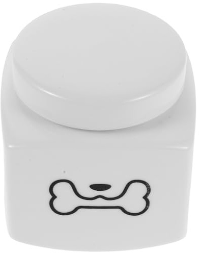 VANZACK Urne Funéraire en Céramique Forme Os pour Animaux de Compagnie Petit Format Boîte à Cendres pour Chien et Chat Urne Scellée Commémorative Empreinte de Patte Souvenir pour