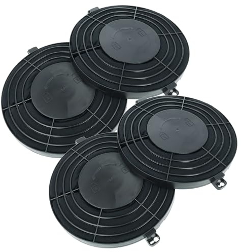 vhbw 4x Filtres à charbon actif remplacement pour IKEA 604.019.57, Nyttig FIL 900 pour hotte aspirante - 25,5 cm