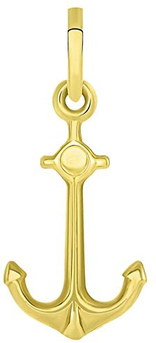 PRINS JEWELS Anker Gold Anhänger glänzend 14 Karat 585 Gelbgold - SA1901