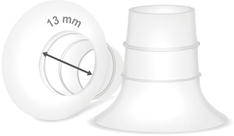 Maymom insert de téterelle 13 mm compatible avec Elvie simple/double électrique et Elvie Stride cup 24 mm, compatible avec téterelle Medela PersonalFit Flex