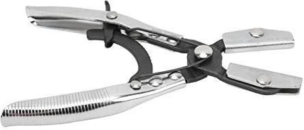 Keenso Hose Pinch Off Plier, Hose Pinch Off Plier Ratcheting Jaws Swiveling Universal for Automobile Brake Coolant Pipes (8in) Auto Insurance and Auto Repair