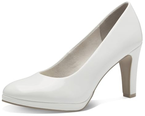 MARCO TOZZI Escarpins by Guido Maria Kretschmer 2-22412-41 Femme, Blanc Verni, 40 EU