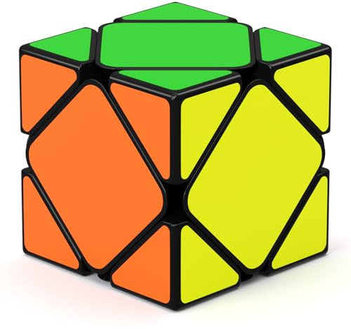 Vdealen Irregular Zauberwürfel Speed Cube Zauberwürfel Original, Glatte Magic Cube für und Fortgeschrittene, Festival Geschenk für Kinder Teenager Kindergeparty(Skewb Cube)