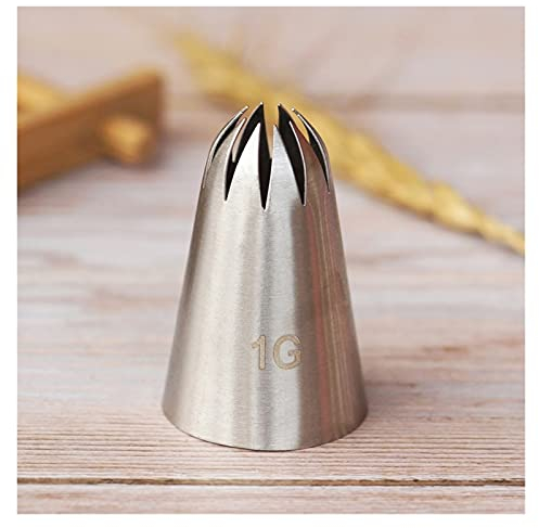 Outils de décoration de gâteaux, buses de piping p Douilles de tuyauterie for crème et gâteau de grande taille, décoration, pointes de glaçage en acier inoxydable, outils de pâtisserie for cupcakes