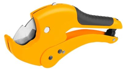Avilia Rohrabschneider aus PVC und Kunststoff – Schere zum Schneiden von Rohren mit Schnitt von 3 bis 42 mm, Klinge aus Stahl, korrosionsbeständig, 225 mm