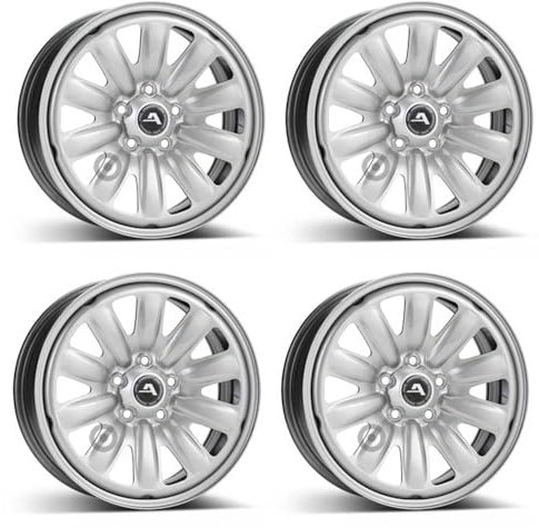 4x Alcar Stahlfelgen 4-130001 6.5Jx16 ET46 5x112 kompatibel mit Volkswagen Golf