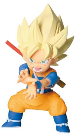 Goku Statue mit Db Daima Panel 13Cm