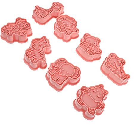 Cabilock 3 Juegos Cortadores De Galletas De Animales Molde De Torta Cortadores De Galletas De Molde Para Magdalenas Cortadores De Galletas Fantasmas Sartenes Rosa Páginas 8 Uds * 3
