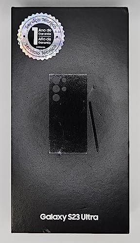 SAMSUNG Galaxy S23 Ultra 5G (SM-S918B/DS) Dual SIM 256GB/ 8GB RAM, gsm versión Internacional desbloqueada - Phantom Black (Reacondicionado)