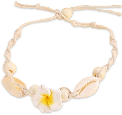 Sommer Fußkettchen für Damen Muschel Fußkette Verstellbar, Fussketten für Frauen Muscheln, Fußkettchen Boho Fußkette Muschel Armband, Fusskette Strand Fußkette mit Muscheln für Frauen und Mädchen