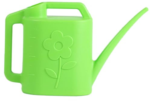 HIAKDOFT Annaffiatoio Per Piante Da Interno e Giardino, Grande Capacità 4l, Plastica Resistente Manico Ergonomico e Beccuccio Lungo Per Irrigazione Delicata