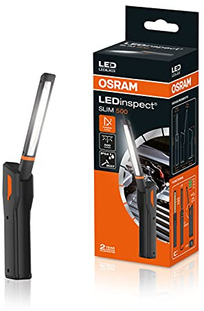 OSRAM LEDinspect SLIM500, LED-Inspektionsleuchte, 6000 K, wiederaufladbare LED-Arbeitsleuchte, magnetisch, flexibel, inkl. Haken