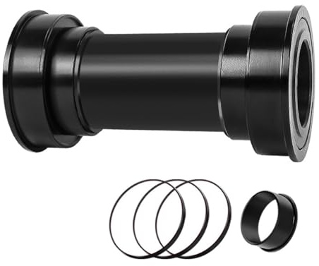 HOUSON Movimento centrale BB86 in ceramica | alluminio T6 + cuscinetti in ceramica | per SRAM/GXP | guscio del movimento centrale 86-92 mm | Include manicotti riduttori