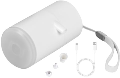 Aufblasbare Pumpe – schnurloses Luftgebläse, wiederaufladbarer Matratzenfüller | Schnellfüll-Ballonpumpe, Pool-Schwimmer-Aufblasmaschine, Outdoor-Ausrüstung, LED-Funktion, Camping, Schwimmen, Wandern
