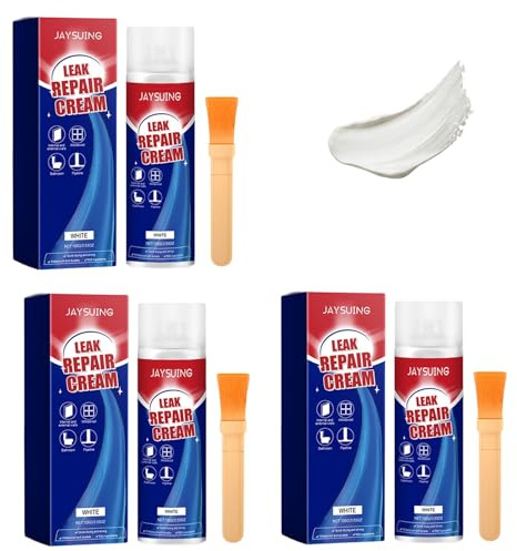 2026 New Leak Repair Waterproof Sealant Spray, with Brush, Waterproof Sealant Spray, Leak Repair Cream, for Roofs/Window Sill/Pipeline/Toilet, Quick Bonding, Leakage(Weiß,C)