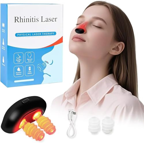 Red Light Nasal Therapy Device,Infrared Light Therapy. Portable Red Light Therapy Belt for Nose Nasal Clearing Device (black1)