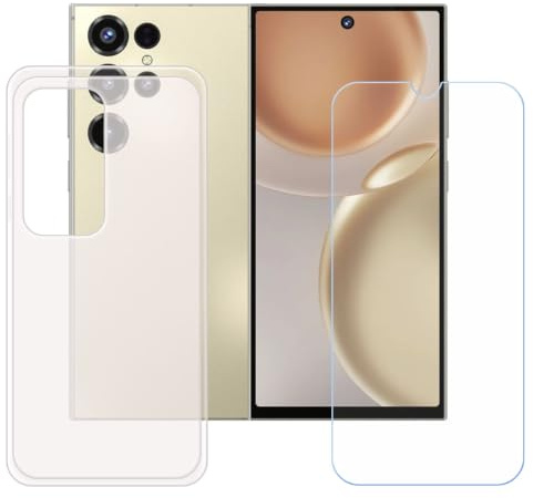 BMPNLSZ Translúcido Funda para Oukitel C67+ Screen Protector