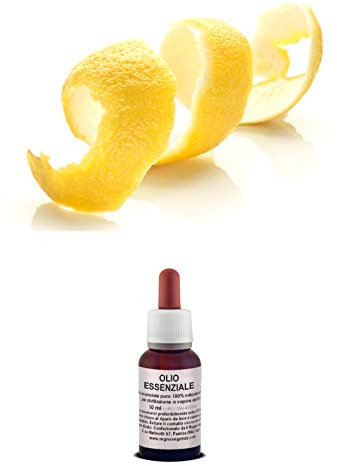 Olio Essenziale 100% Puro LIMONE Extra 10 ml Naturale Uso Interno/Esterno