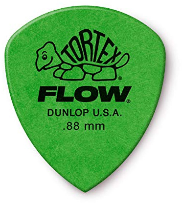 Jim Dunlop - Tortex Flow Standard Confezione da 12 .88 mm Green