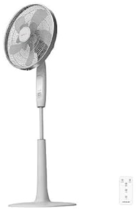 Cecotec Ventilateur sur Pied EnergySilence 1010 ExtremeConnected. Télécommande, Minuterie, 60 W, 10 Pales, 6 Vitesses, Moteur en Cuivre, Hauteur Réglable 115-135 cm
