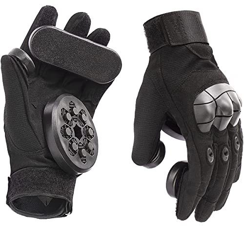 Skateboard-Handschuhe Mit Funkenpucks - Longboard-Handschuhe Mit Handgelenkschutz, Luftdurchlässigem Sandloch Für Herren-Sport-Downhill-Bremse Und Slide-Drift