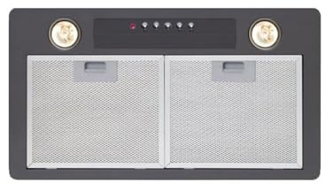 Cata Campana Extractora GT Plus 45 BK Panel de Control Mecánico 3 Niveles de Extracción Sistema Fácil Instalación Motor Extra Silencioso Potencia 206 W Ancho 49,2 Color Negro