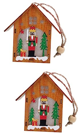Warmhm 2stücke Christmas Tree Pendant Leuchtendes Weihnachtsdekor Für Stimmungsvolle Festtagsatmosphäre Für Ihre Weihnachtsbaumdekoration Und Festliche Anlässe
