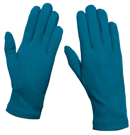 MAPIMANIA - Handschuhe Damen elegant für Winter Made in Italy, Arbeitshandschuhe aus warme Stoff, Reithandschuhe Women