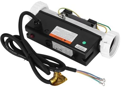 HNBYLMM Riscaldatore per Vasca idromassaggio Spa, riscaldatore per Piscina da 1~3 KW, riscaldatore Elettrico per Vasca idromassaggio, termostato dell'Acqua, per Spa da 340 galloni, Vasca da Bagno,1KW