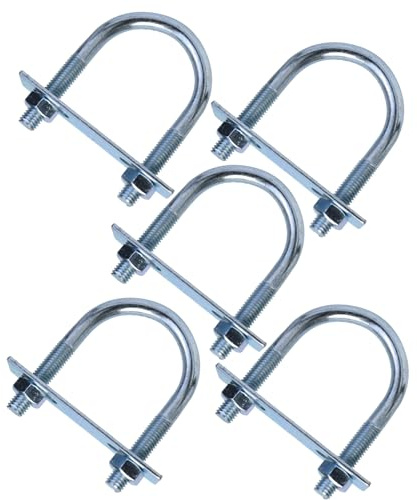 304 Edelstahl Quadrat U-Bolzen, 2 Sätze M16 for Gebäudeinstallationen Mechanische Teile Verbindung Fahrzeuge Schiffe(M16*42 * 95)