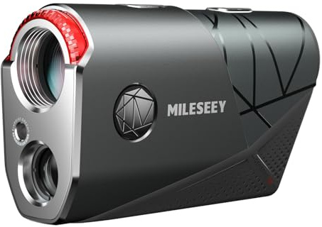 MILESEEY GenePro S1 AI golfavståndsmätare med Smart Slope, 2000 yards laseravståndsmätare 7,5X förstoring, 0,1 s flaggstångslåsning, vibration, magnetisk montering