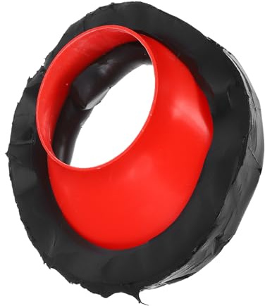 Veemoon Leakproof Toilet Flange Ring Gasket Universal Wax Ring for Toilet Installation 5cm Offset Rubber Seal for Bowl Repair Suitable for Standard