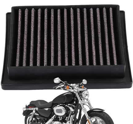 Filtro de aire de motocicleta | Filtro de aire de alto rendimiento | Admisión Automotriz Modificada para Moto Quad Vehículo Rendimiento Optimizado Condiciones de conducción Varias