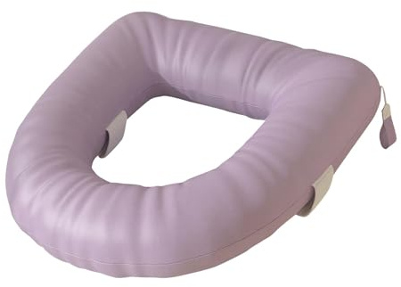 Baoblaze Toilet Seat Riser Fits Most Standard Toilets Thicken Raised Toilet Seat Cushion for Elderly, Purple