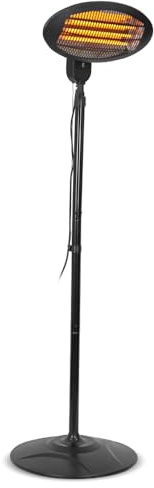 Chauffage de terrasse 2000W sur pied - 3 positions