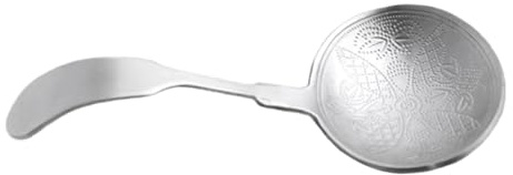 POPETPOP Cuillère Doseuse Thé Acier Inoxydable Petite Cuillère Ergonomique pour Thé Vrac Facile à Nettoyer Cadeau Maison
